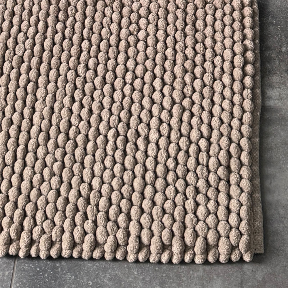 Allure Bath Fashions Luxury Chunky Bobble Mocha Bath Mat 50 x 80cm Image 4