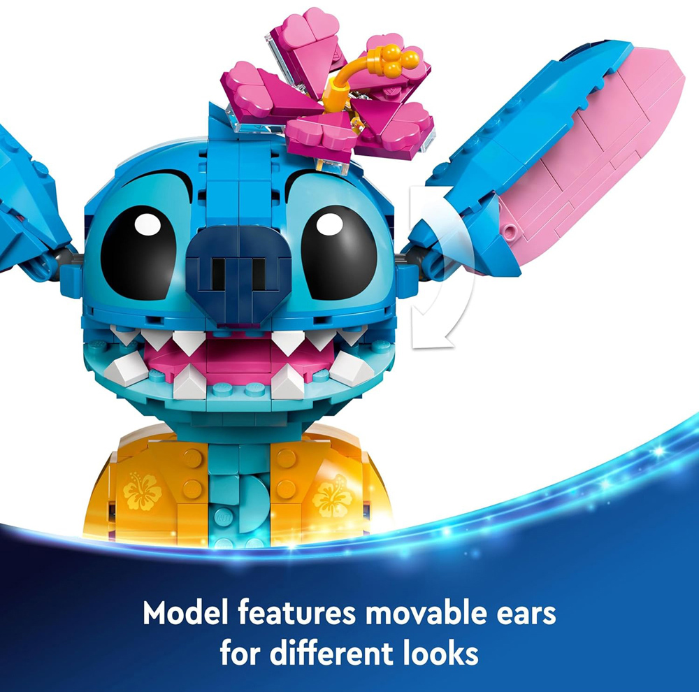 LEGO Disney 43249 Stitch Buildable Playset Toy Image 4