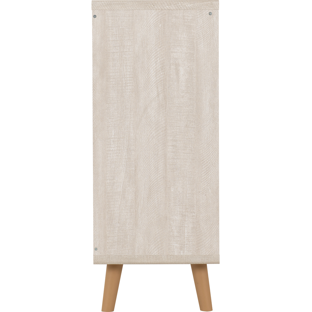 Seconique Dixie 4 Drawer Dusty Grey and White Storage Chest Image 5