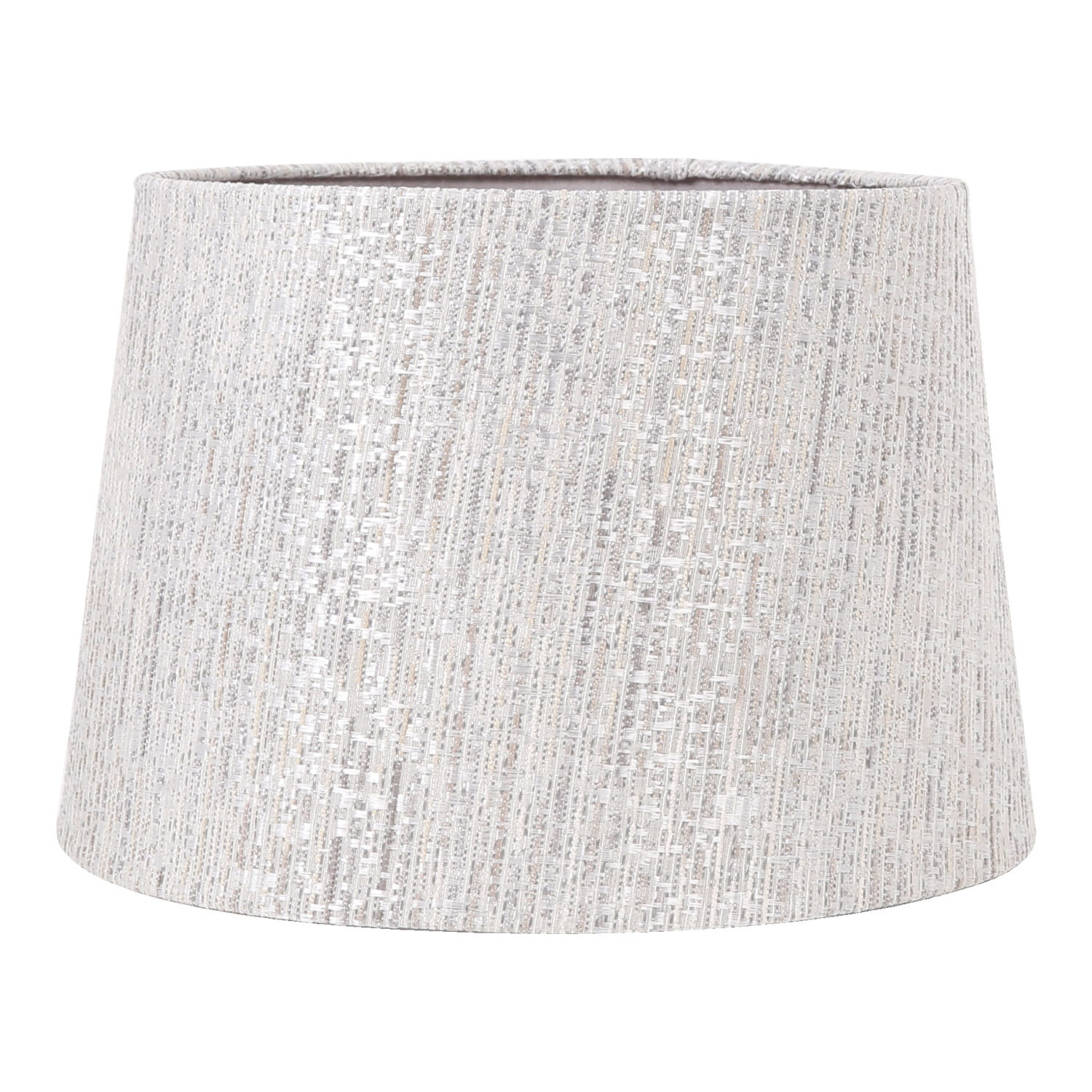 Grey Tapered Woven Lamp Shade 12 inch Image