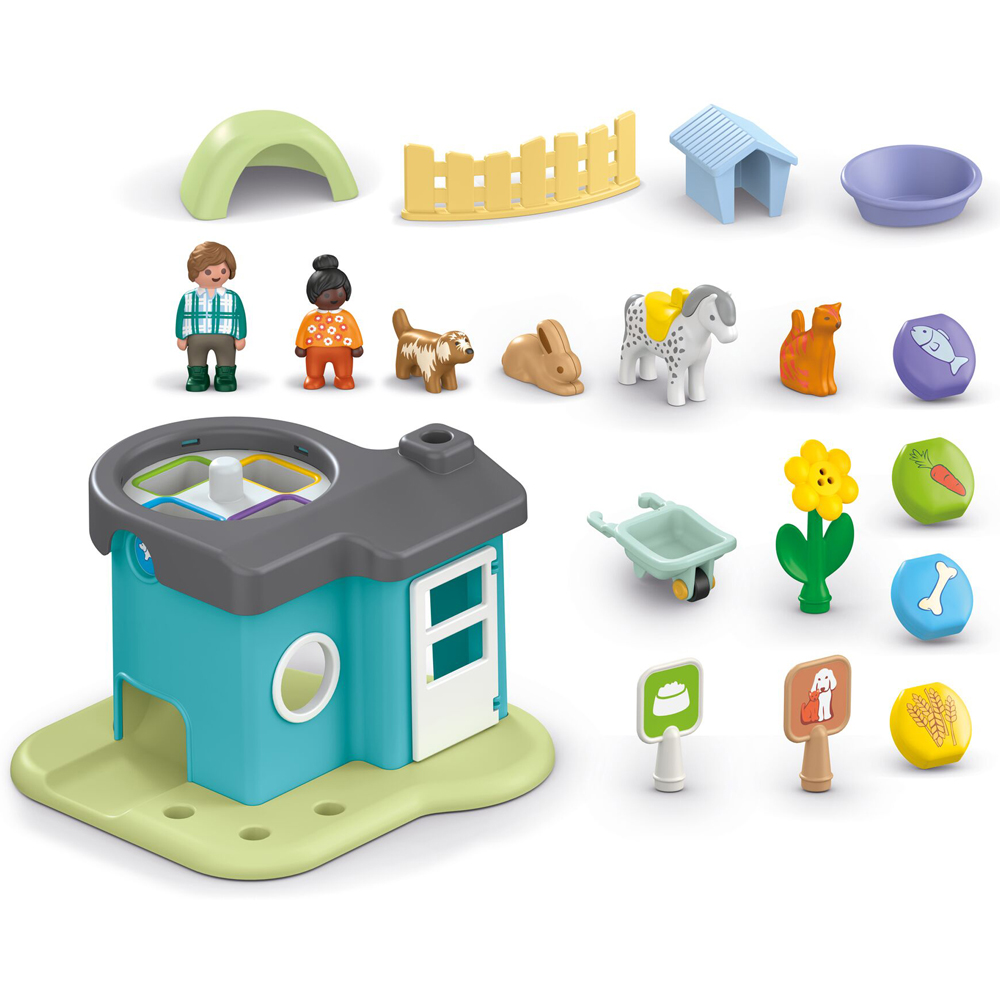 Playmobil Junior Animal Home with Treat Dispenser Playset Image 3