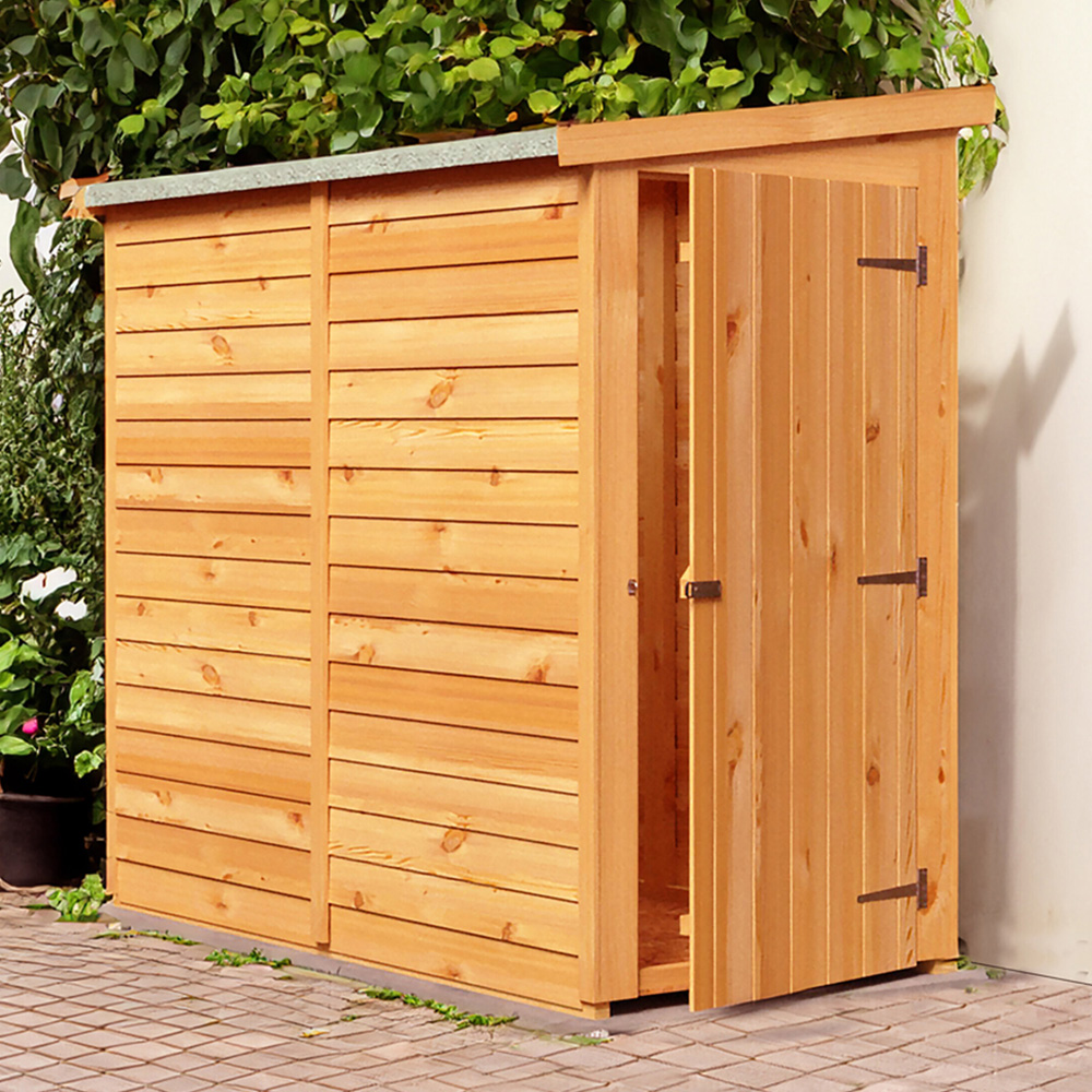 Shire GB Garden Value 6 x 3ft Overlap Pent Garden Shed Image 1