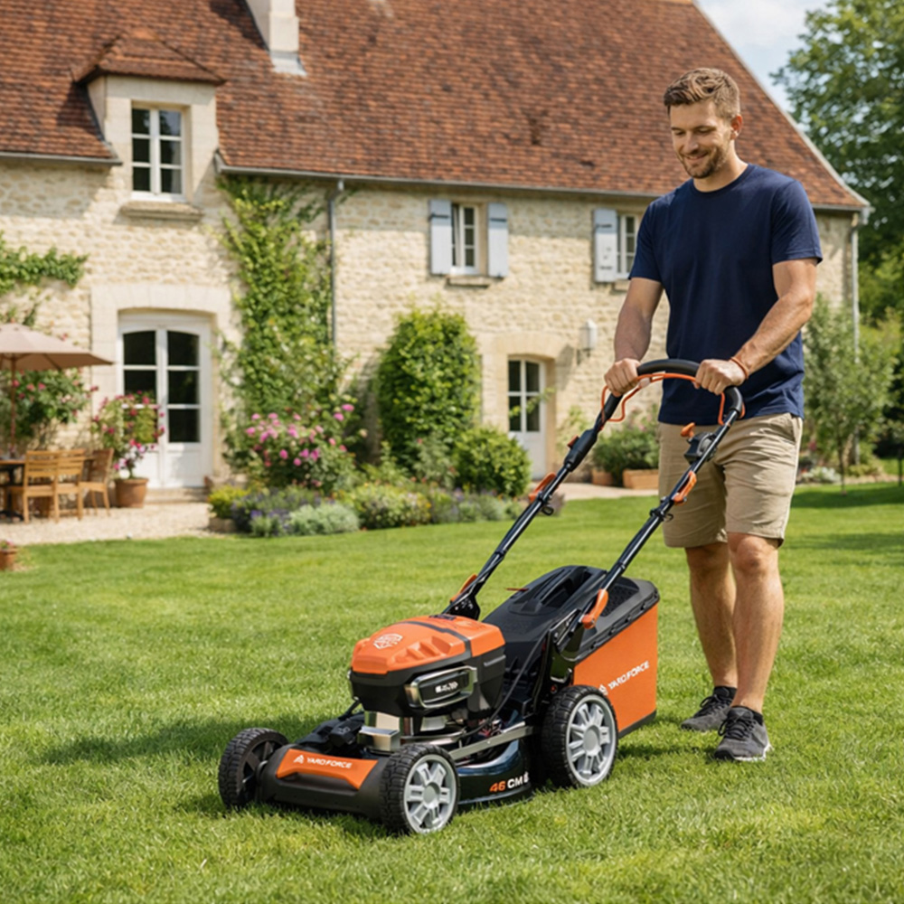 Yard Force LM P46A-UK 56V Hand Propelled 46cm Cordless Lawn Mower Image 2
