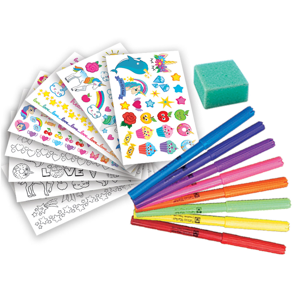 Small World Toys Make Your Own Unicorn Tattoo Kit Image 2