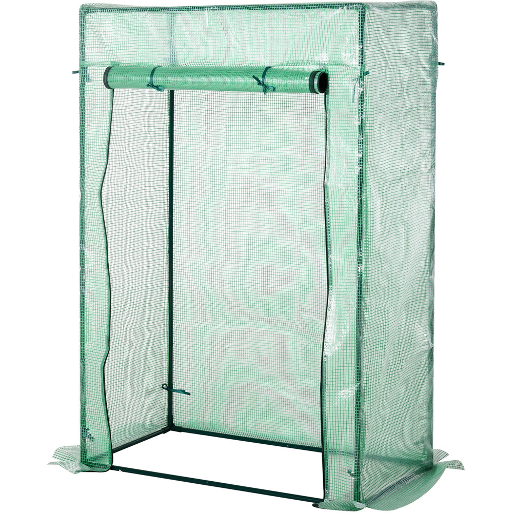 Outsunny Green PE Cover 3.2 x 1.6ft Greenhouse Image 1