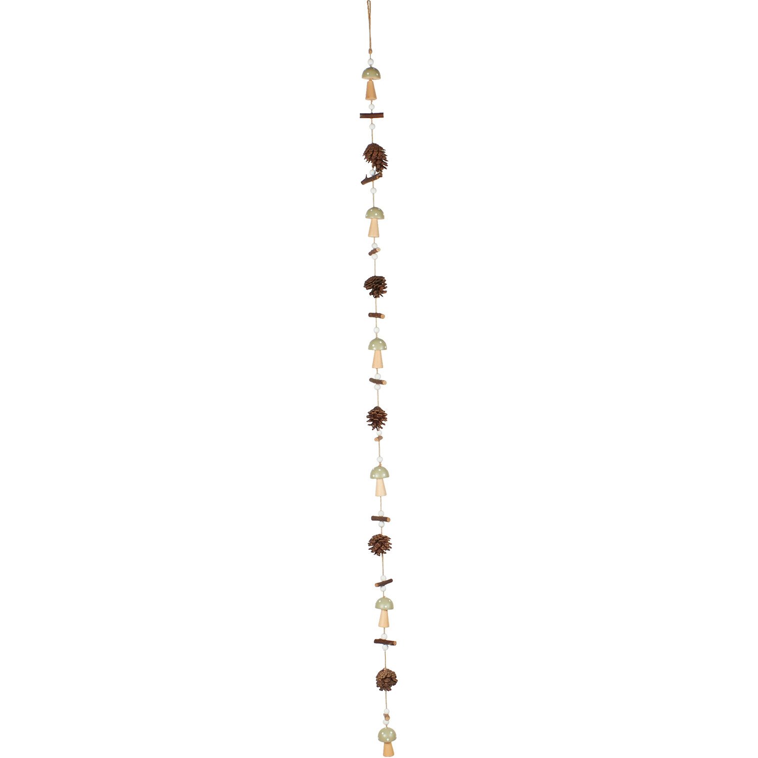 Wooden Mushroom Garland Image 1