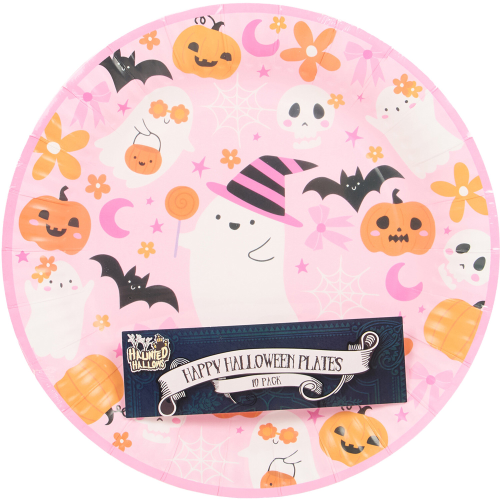Pack of 10 Halloween Plates Image 2