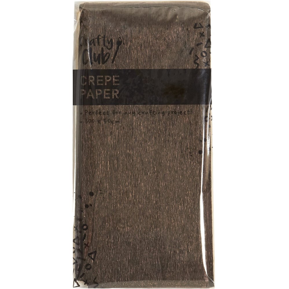 Crafty Club Crepe Paper - Black Image