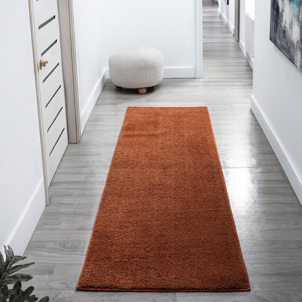 Desire Rugs Comfy Terracotta Anti Slip Felt Backing Rug 60 x 100cm Image 7