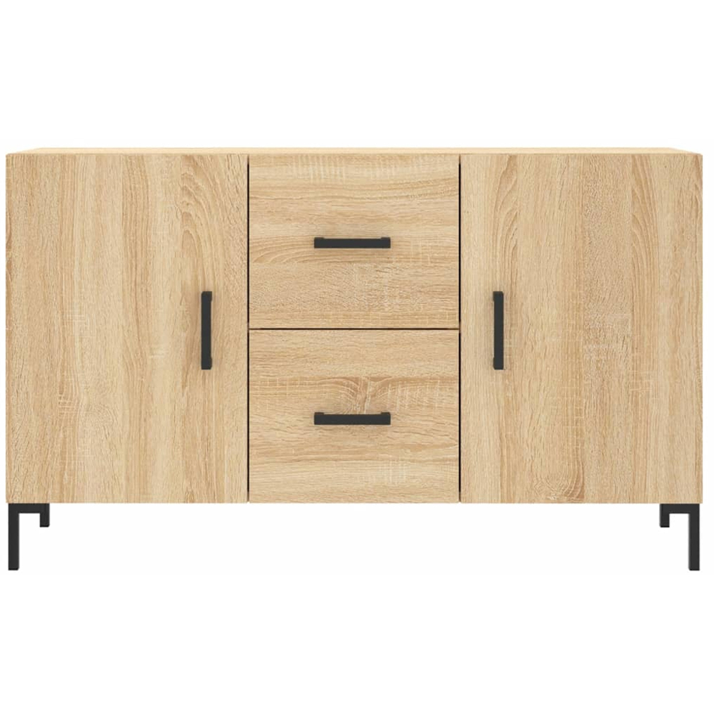 vidaXL 2 Door 2 Drawer Sonoma Oak Sideboard Image 6