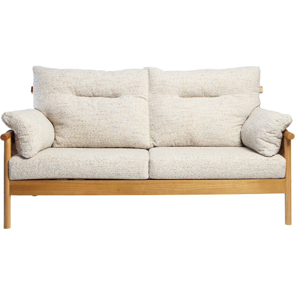 Desser Mindi 3 Seater Light Oak Natural Rattan Sutton Sofa Image 3