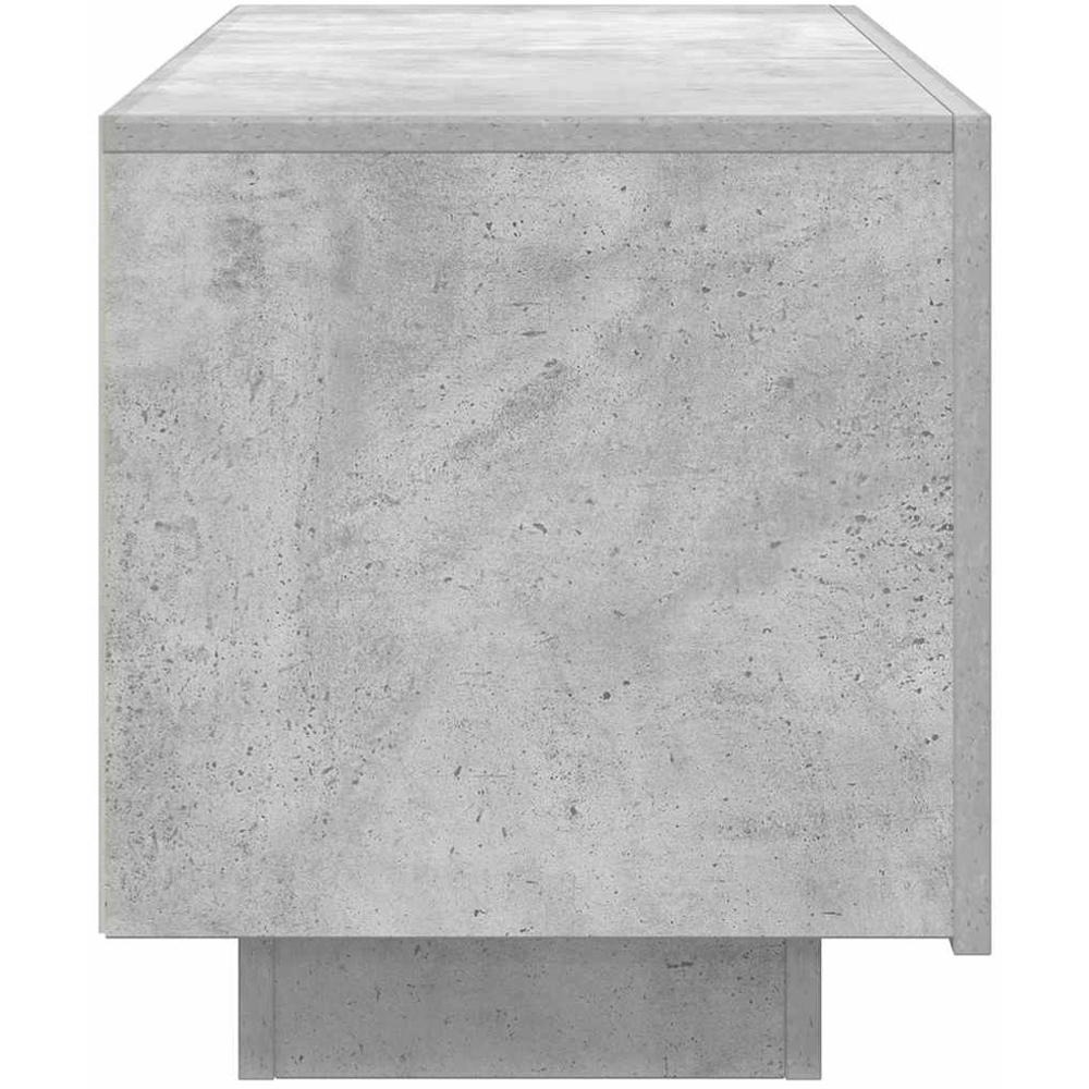 vidaXL 2 Door Concrete Grey TV Cabinet Image 4