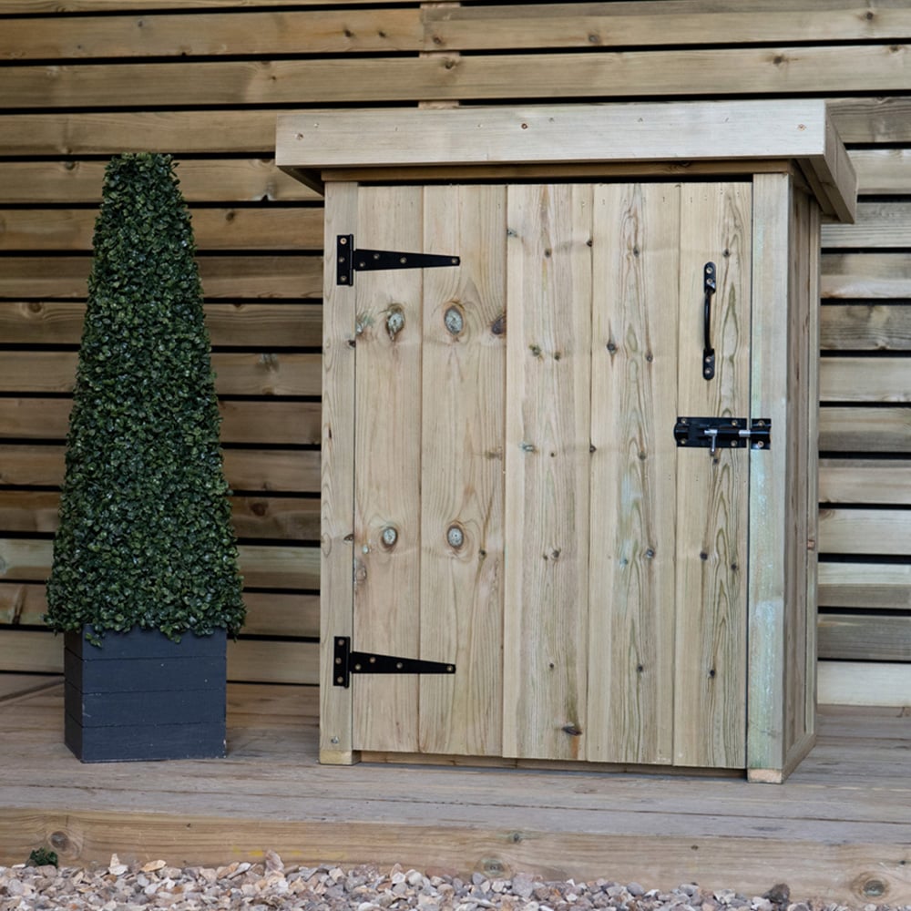 The Garden Village Pendle 3 x 2 x 1.5ft Small Parcel Storage Shed Image 2