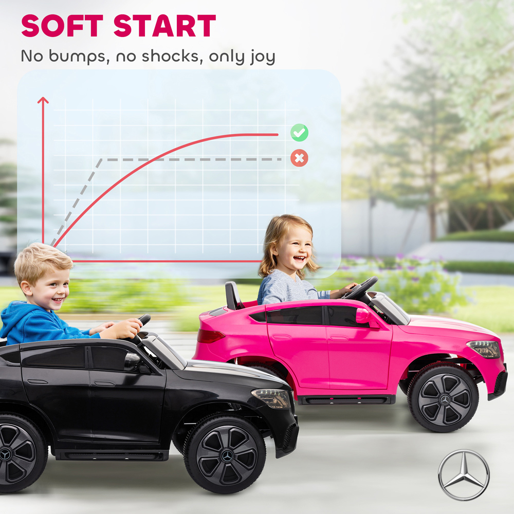 Tommy Toys Pink Mercedes Benz GLC Licensed Kids Ride on Car with Remote Image 6