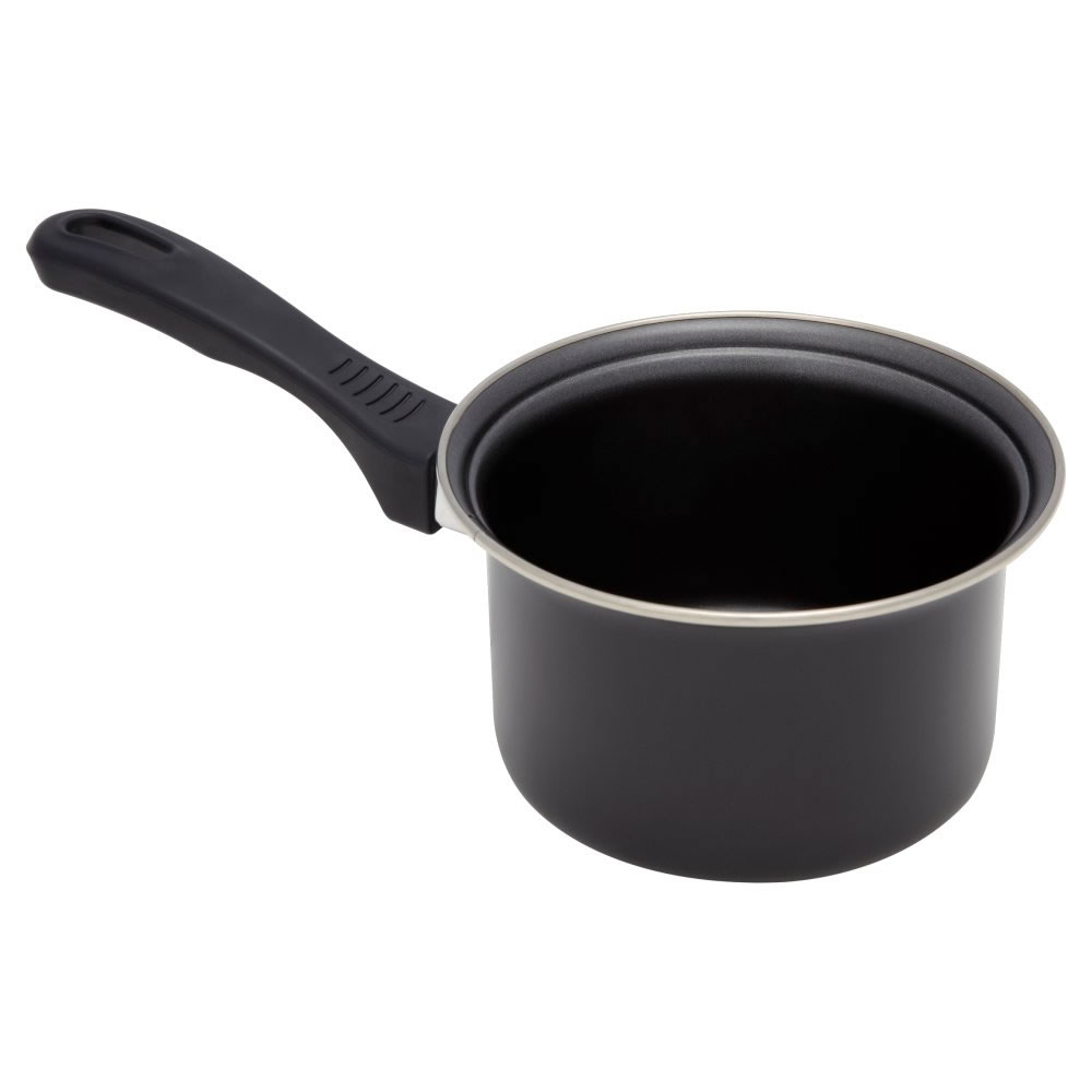 Wilko 14cm Functional Black Non Stick Milk Pan Image