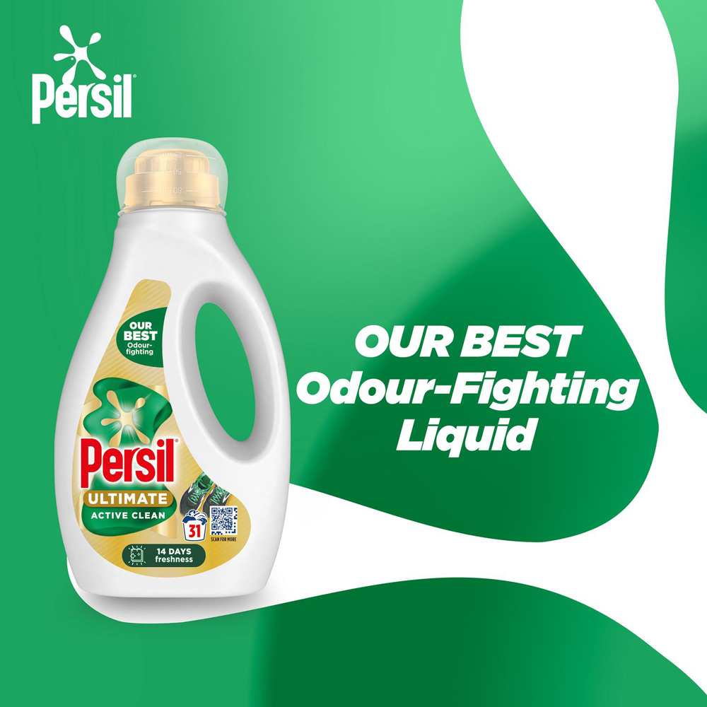 Persil Ultimate Active Clean Liquid Detergent 31 Washes 837ml 6 Pack Image 7