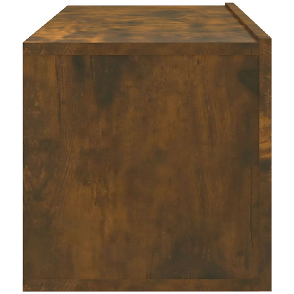 vidaXL 2 Door Smoked Oak Wall Mounted TV Cabinet Set of 2 Image 8