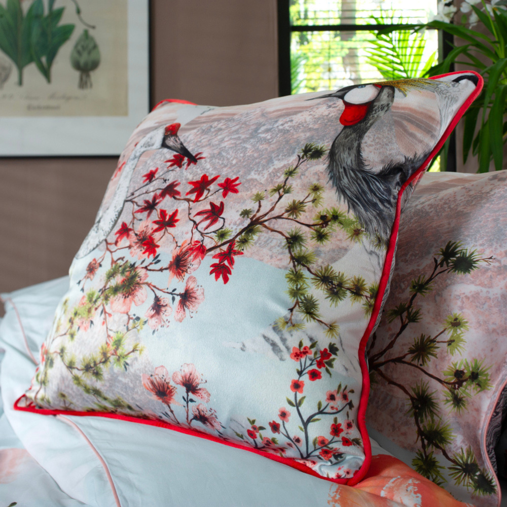 Kirsty Norris Tsuru Nichi Cushion 50 x 50cm Image 2