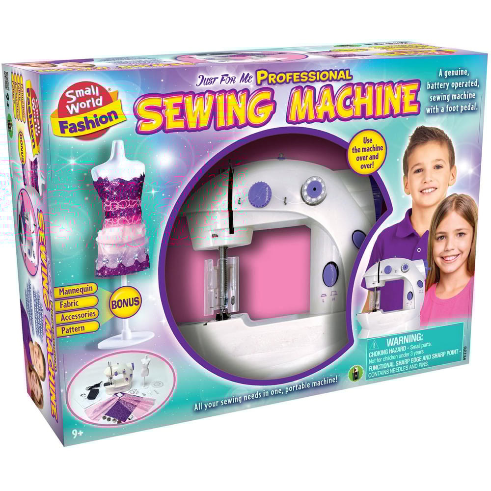 Small World Toys Make Your Own Just For Me Professional Sewing Machine Kit Image 1