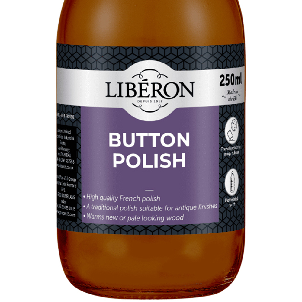 Liberon French Button Polish 250ml Image 3