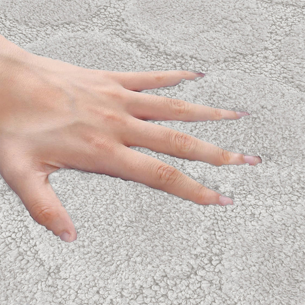 Velosso Cobla White Bath Mat Set Image 4