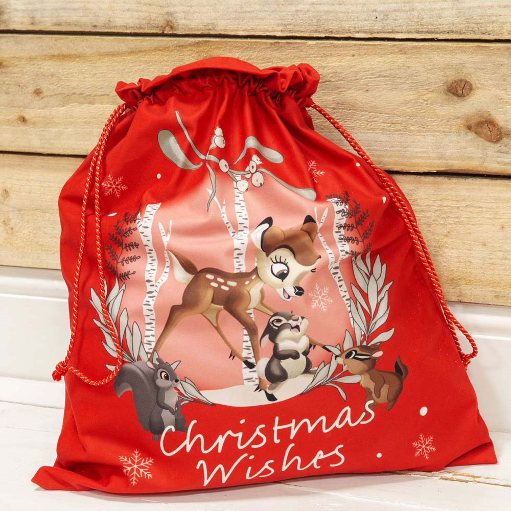 Disney Bambi Christmas Wishes Gift Sack Image 2