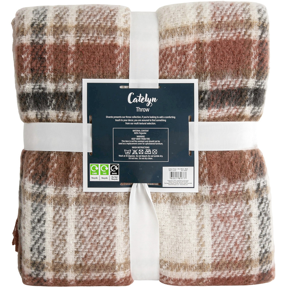 Catelyn Checkered Throw Image 2