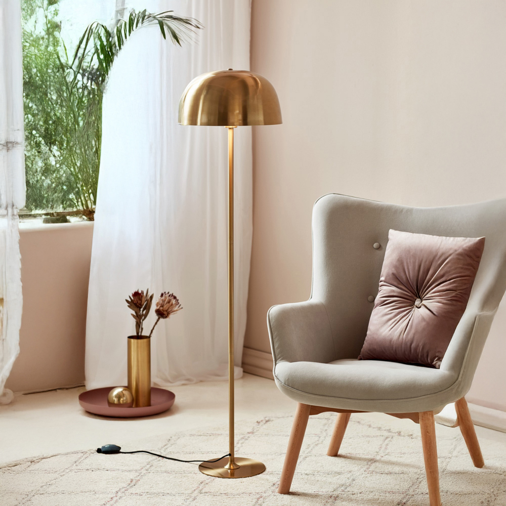 Nordlux Cera Brass Floor Lamp Image 2