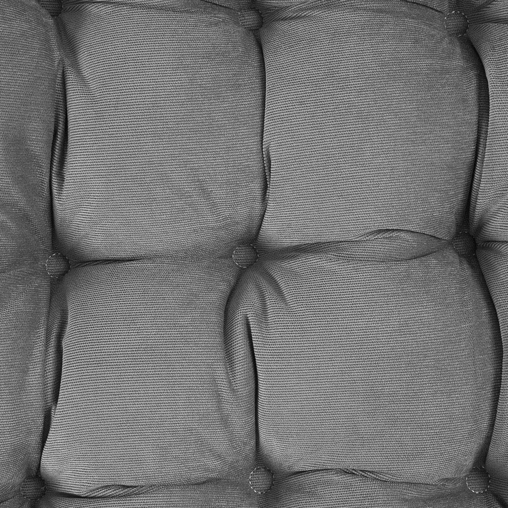 Living and Home Grey Soft Corduroy Chair Cushion 55 x 55cm Image 6