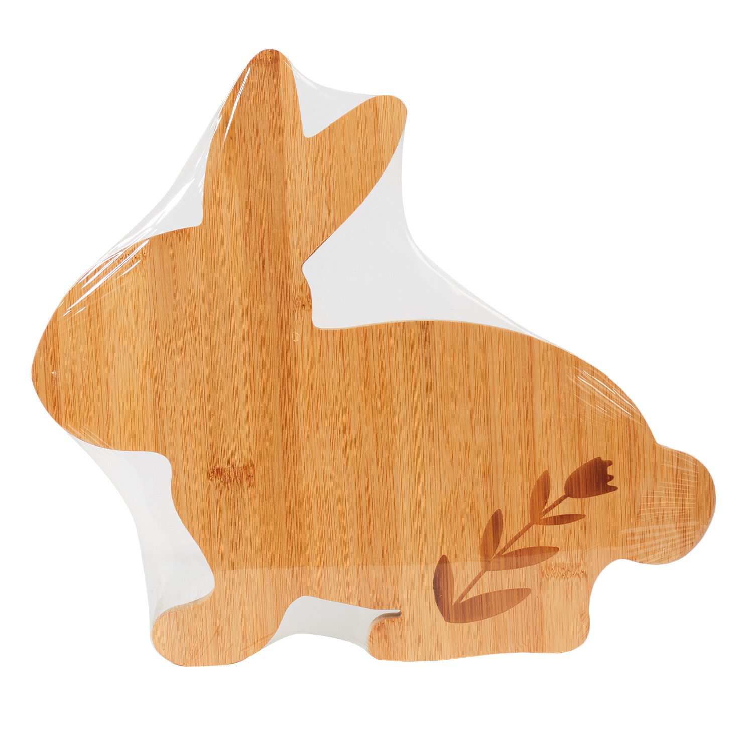 Rabbit Chopping Board - Brown Image 3
