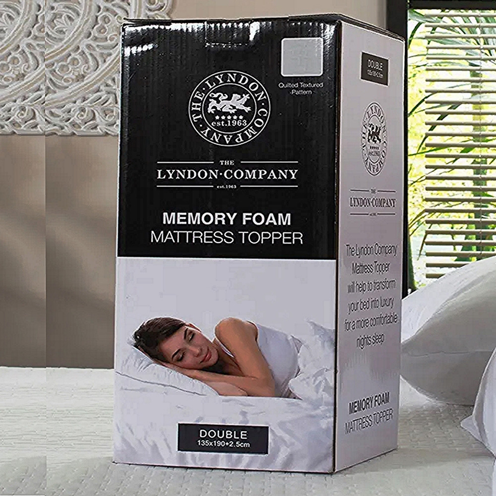 The Lyndon Company Double Memory Foam Mattress Topper Image 2