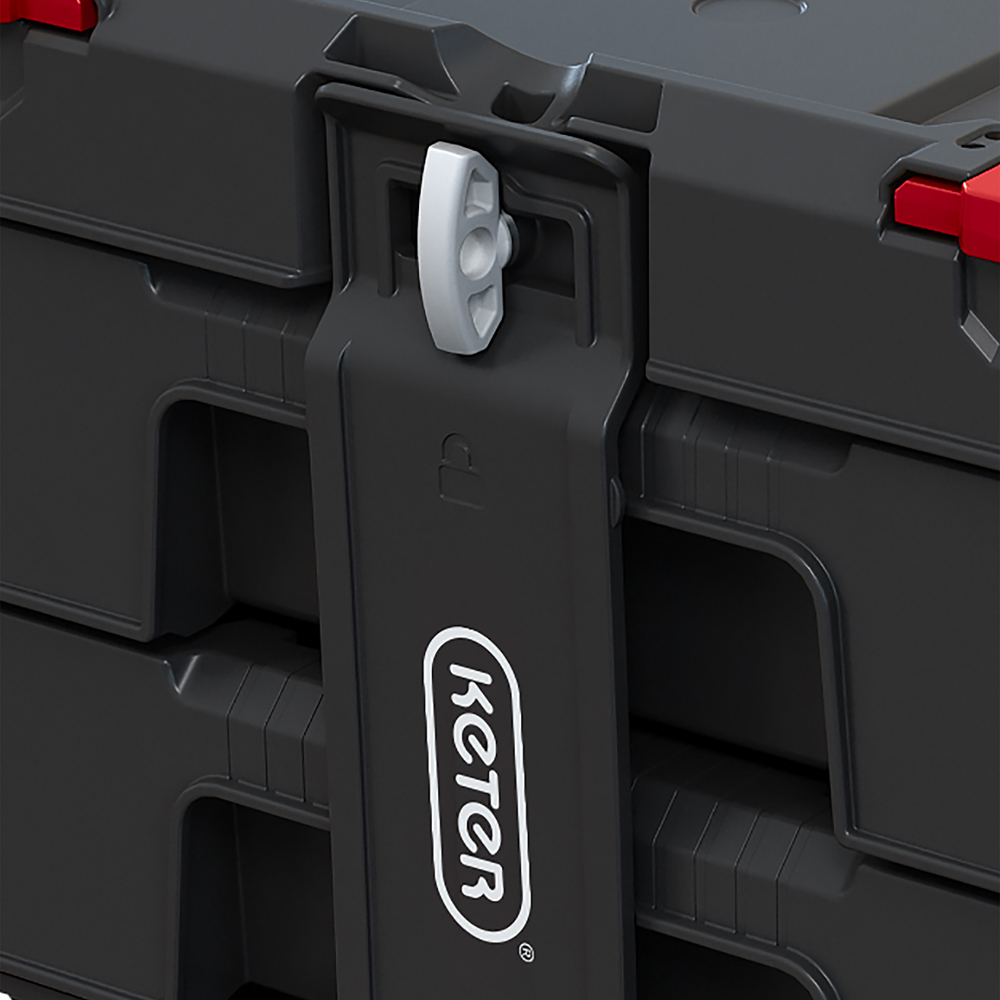 Keter Stack n Roll 2 Drawer Tool Storage Organiser Image 5