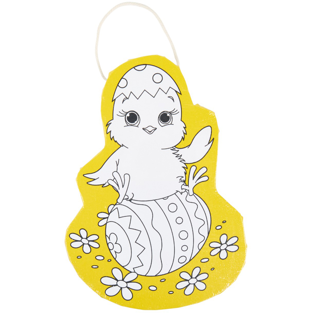 Easter Animal Shaped Glitter Paint Your Own Canvas Image 6