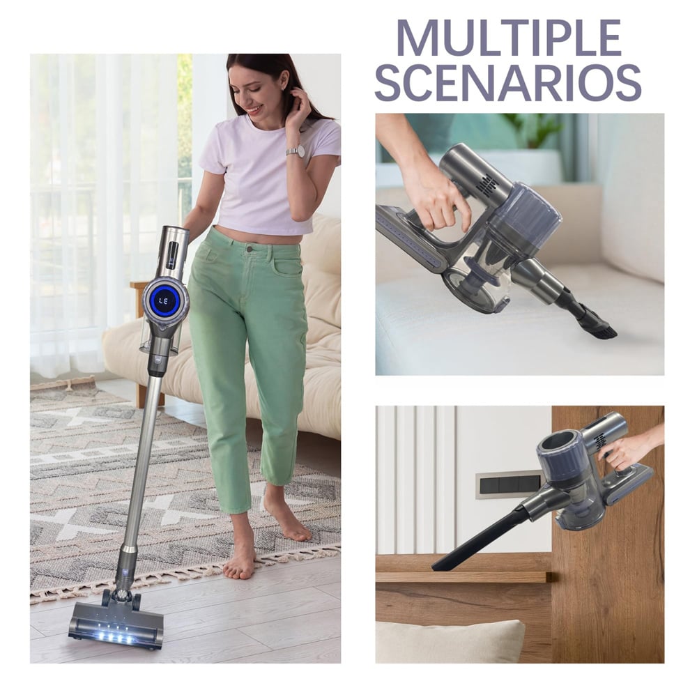 Alivio Handheld Cordless Vacuum Cleaner 550W with Touch Screen Image 8