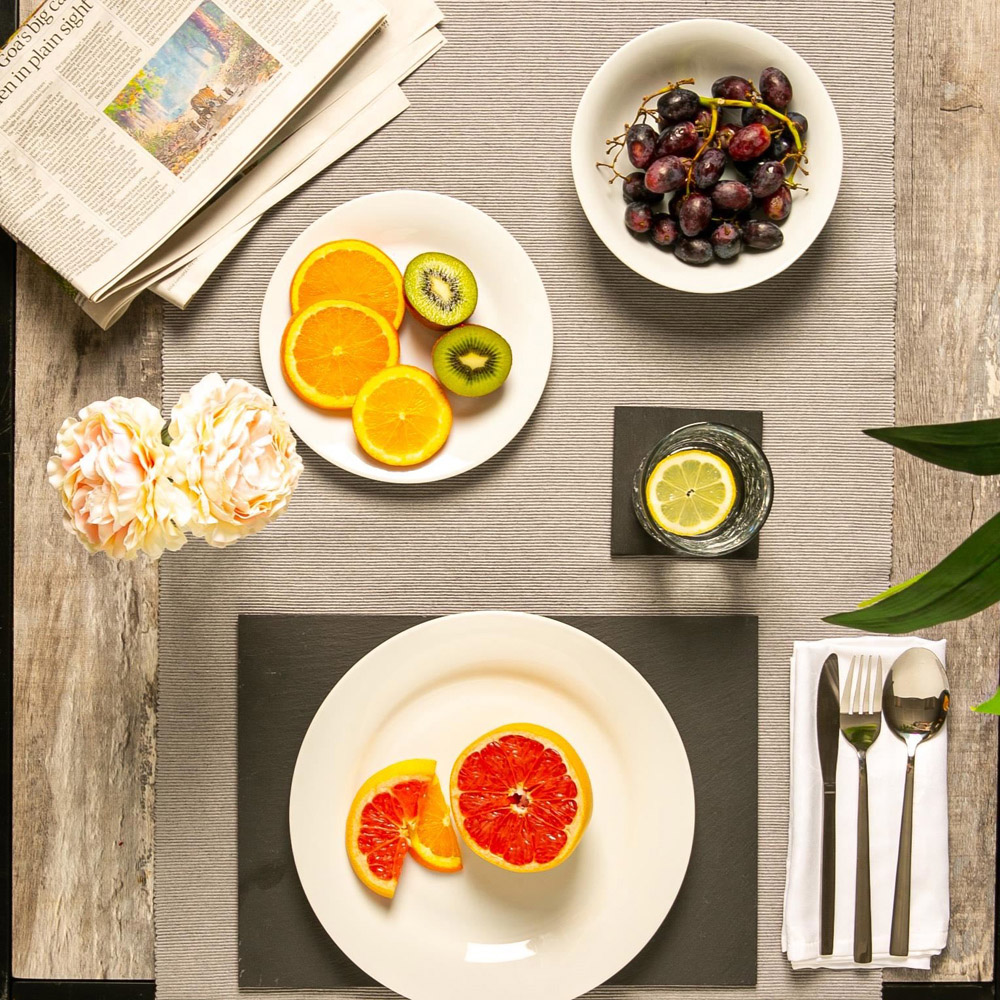 Argon Tableware Linea Rectangle Slate Placemat 35 x 25cm 24 Pack Image 3