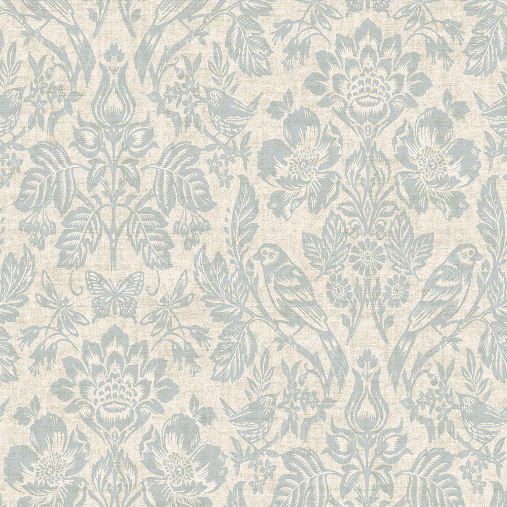 Holden Decor Hawthorn Meadow Blue Wallpaper Image 1