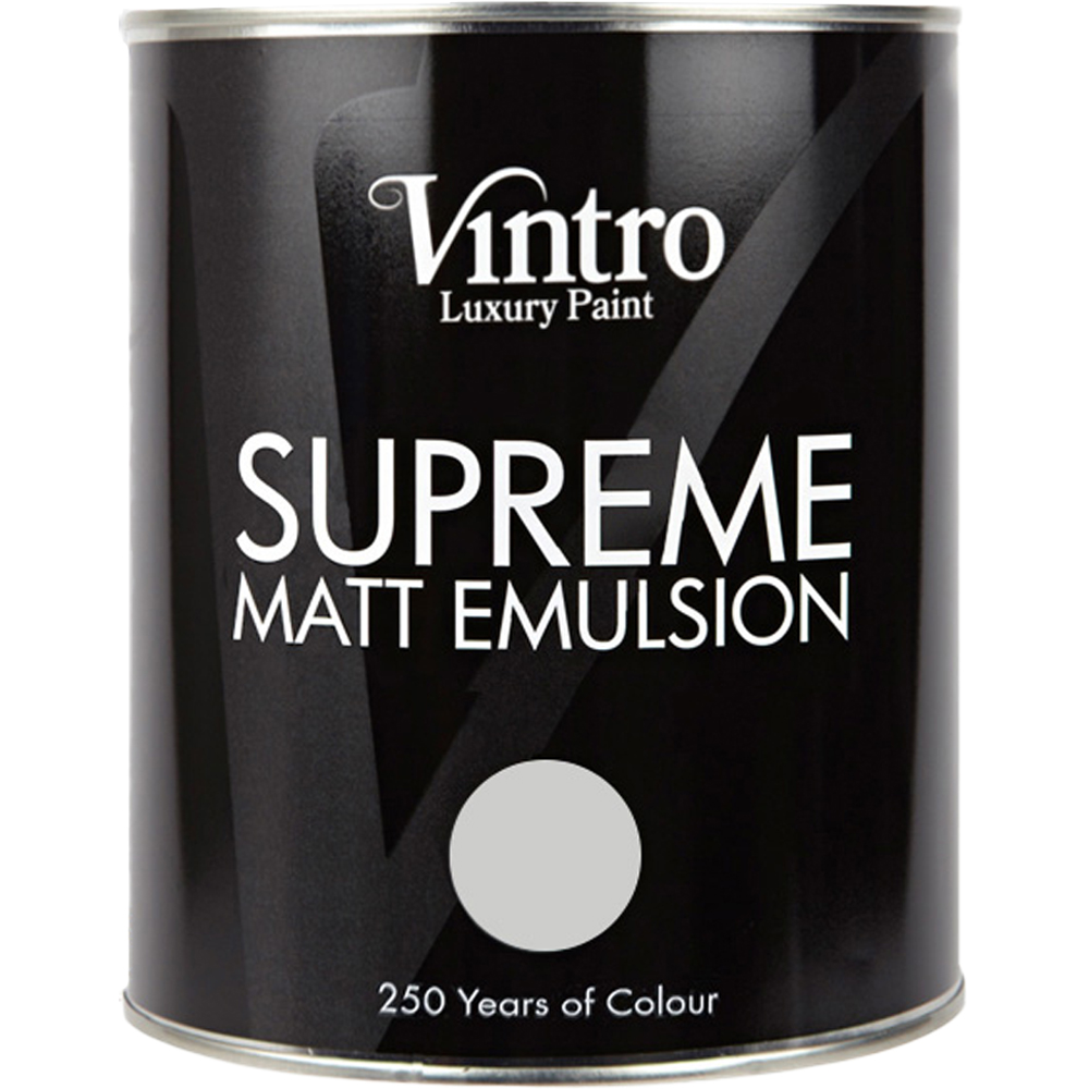 Vintro Paint Bidston Grey Matt Emulsion Interior Paint 1L Image 2