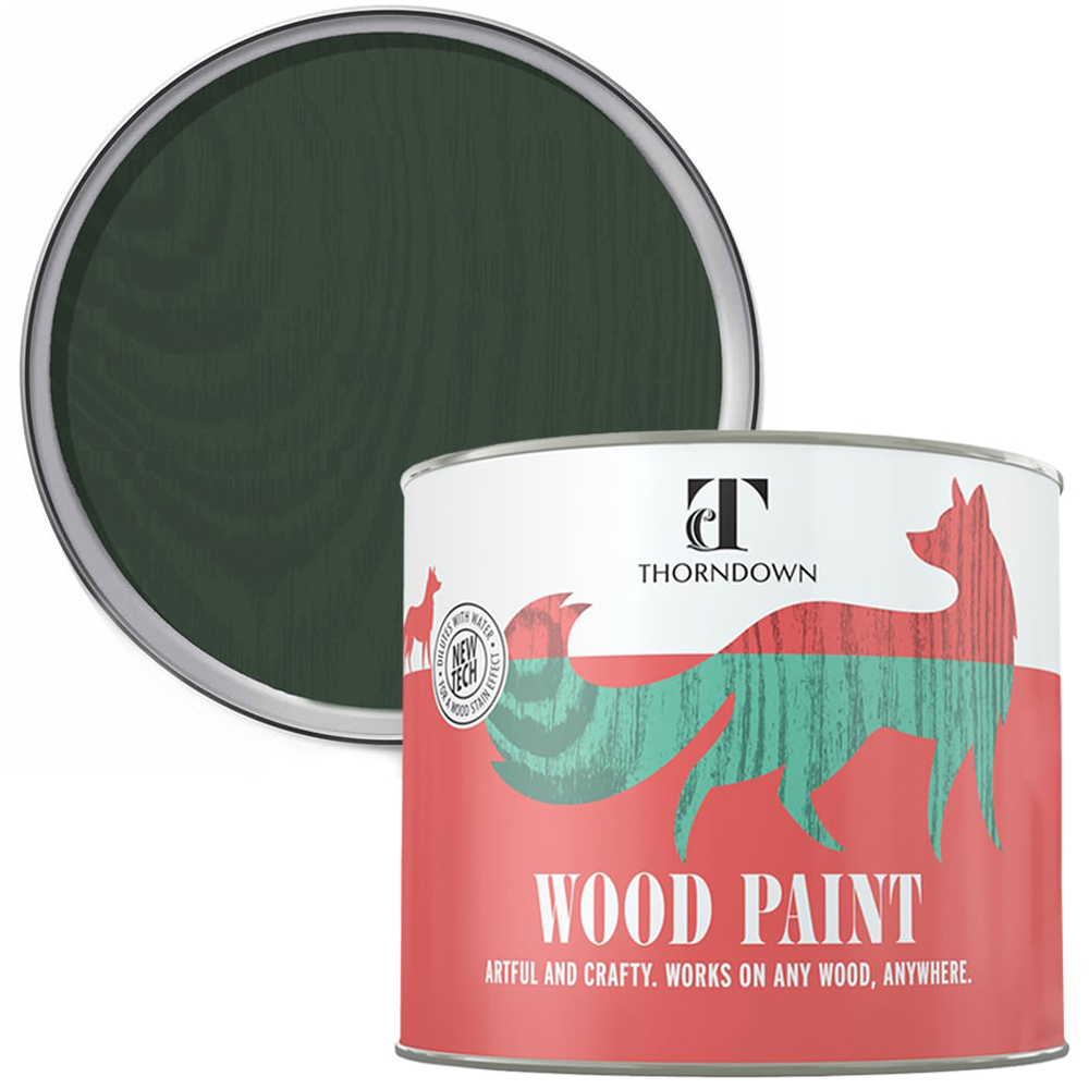 Thorndown Field Green Satin Wood Paint 750ml Image 1