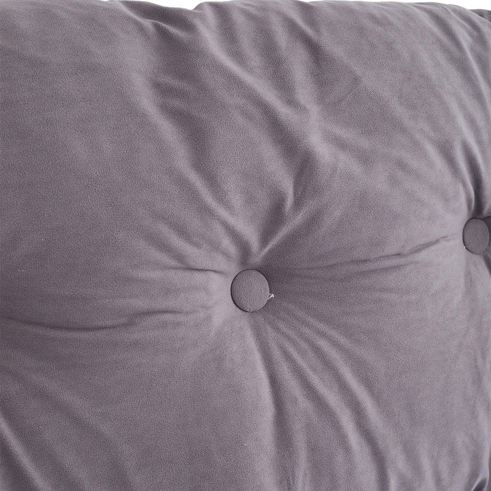 Living and Home Grey Chenille Wedge Headboard Pillow with Side Pocket 180 x 50cm Image 5