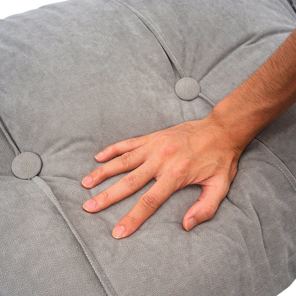 Living and Home Dark Grey Chenille Headboard Pillow 60 x 150cm Image 4