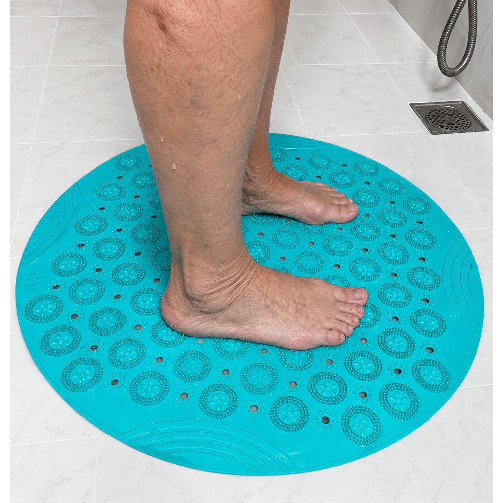 Avilo Reflexology Acupressure Nodes Non Slip Shower Mat 55 x 55cm Image 2