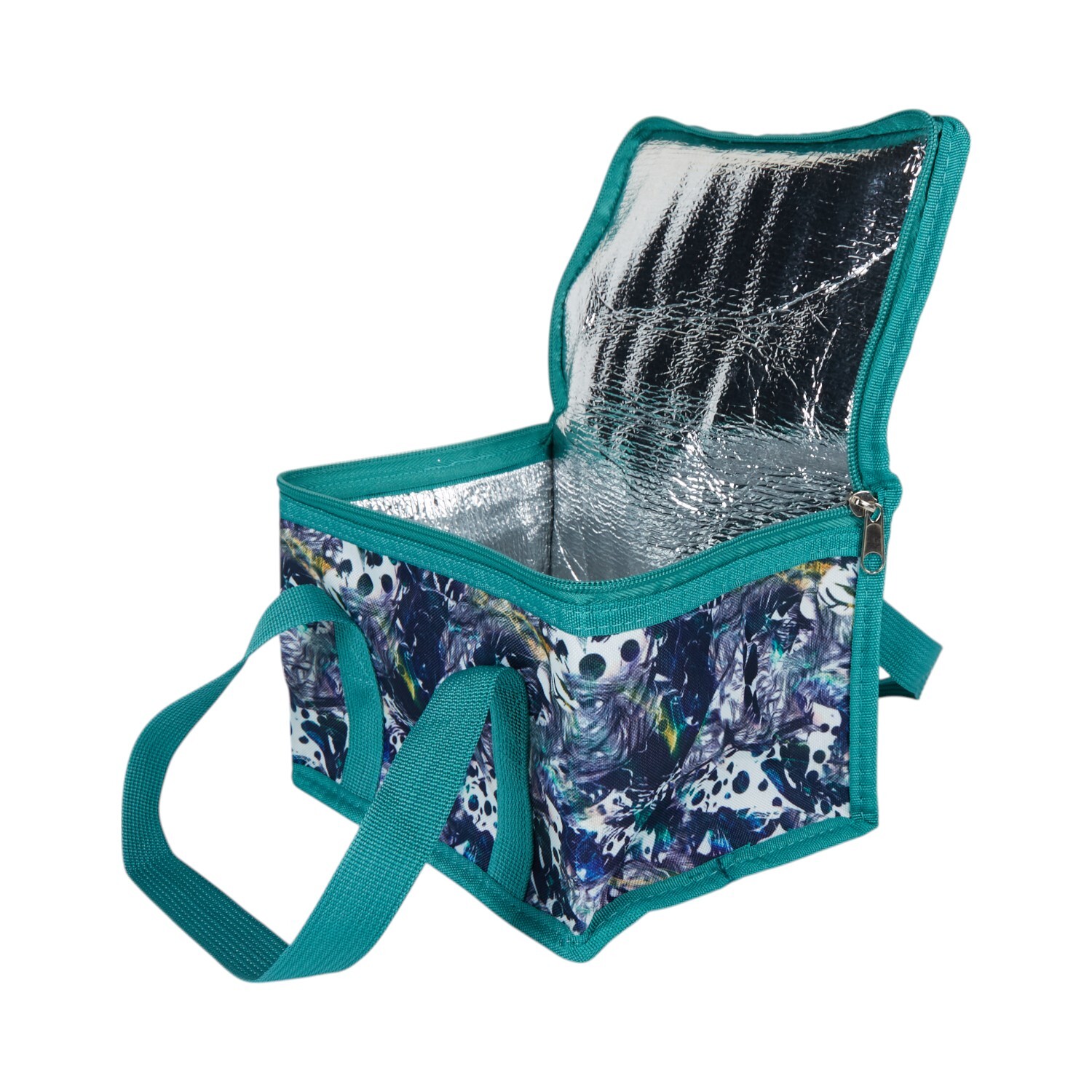 Insulated Abstract Lunch Bag Image 8