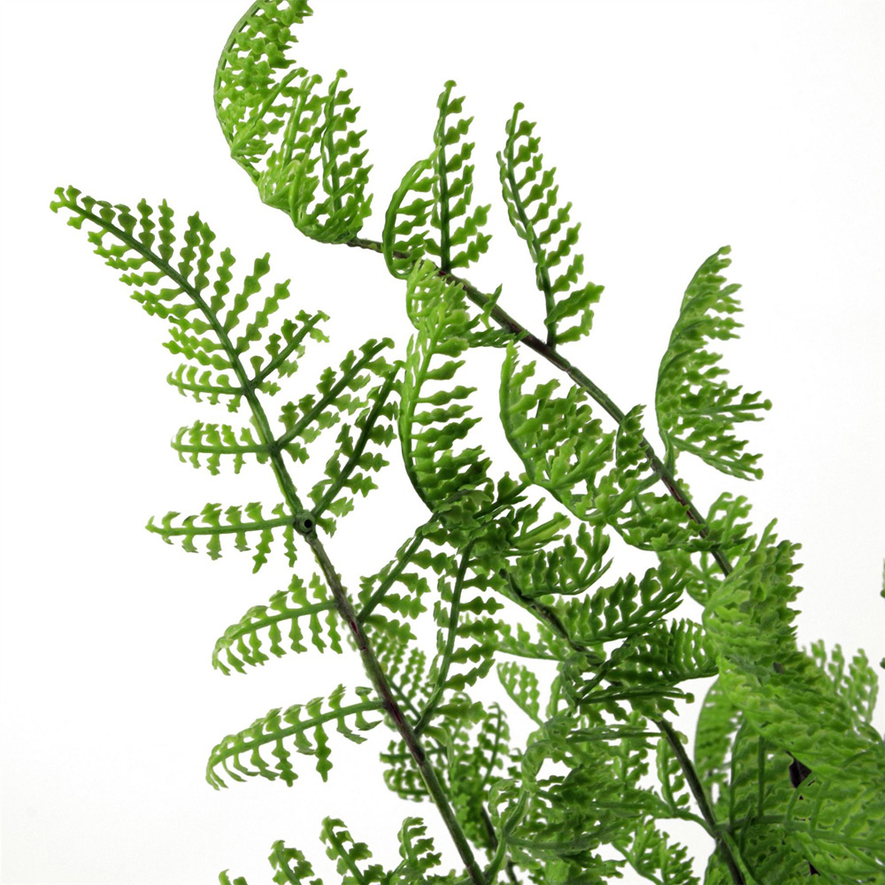 Leaf Dark Green Southern Wood Fern Bush Artificial Plant 50cm 6 Pack Image 3