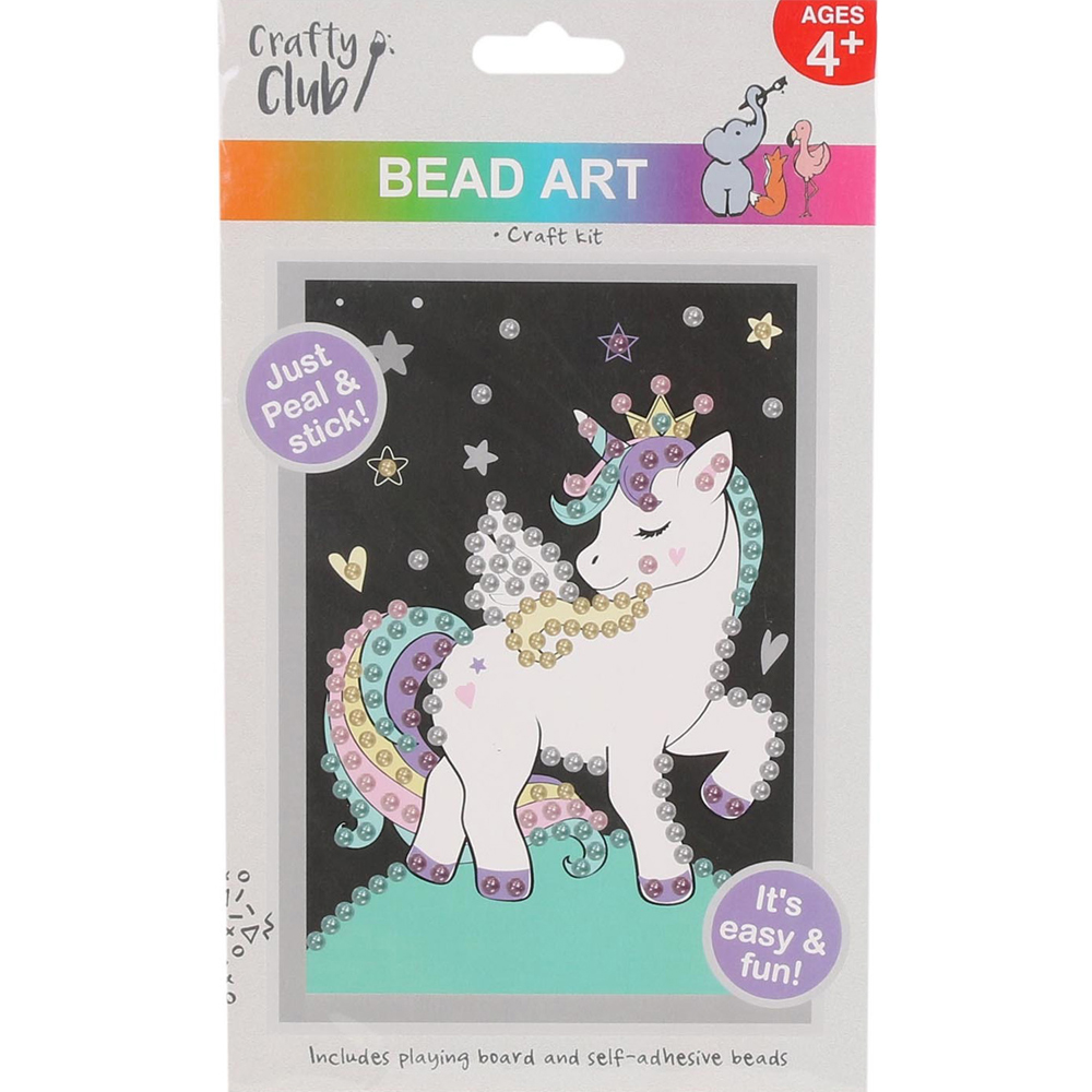 Single Crafty Club Bead Art Set in Assorted styles Image 3