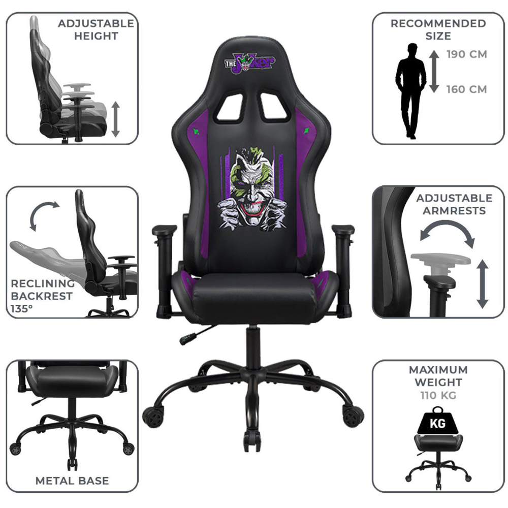 Subsonic The Joker Pro Gaming Chair Image 9