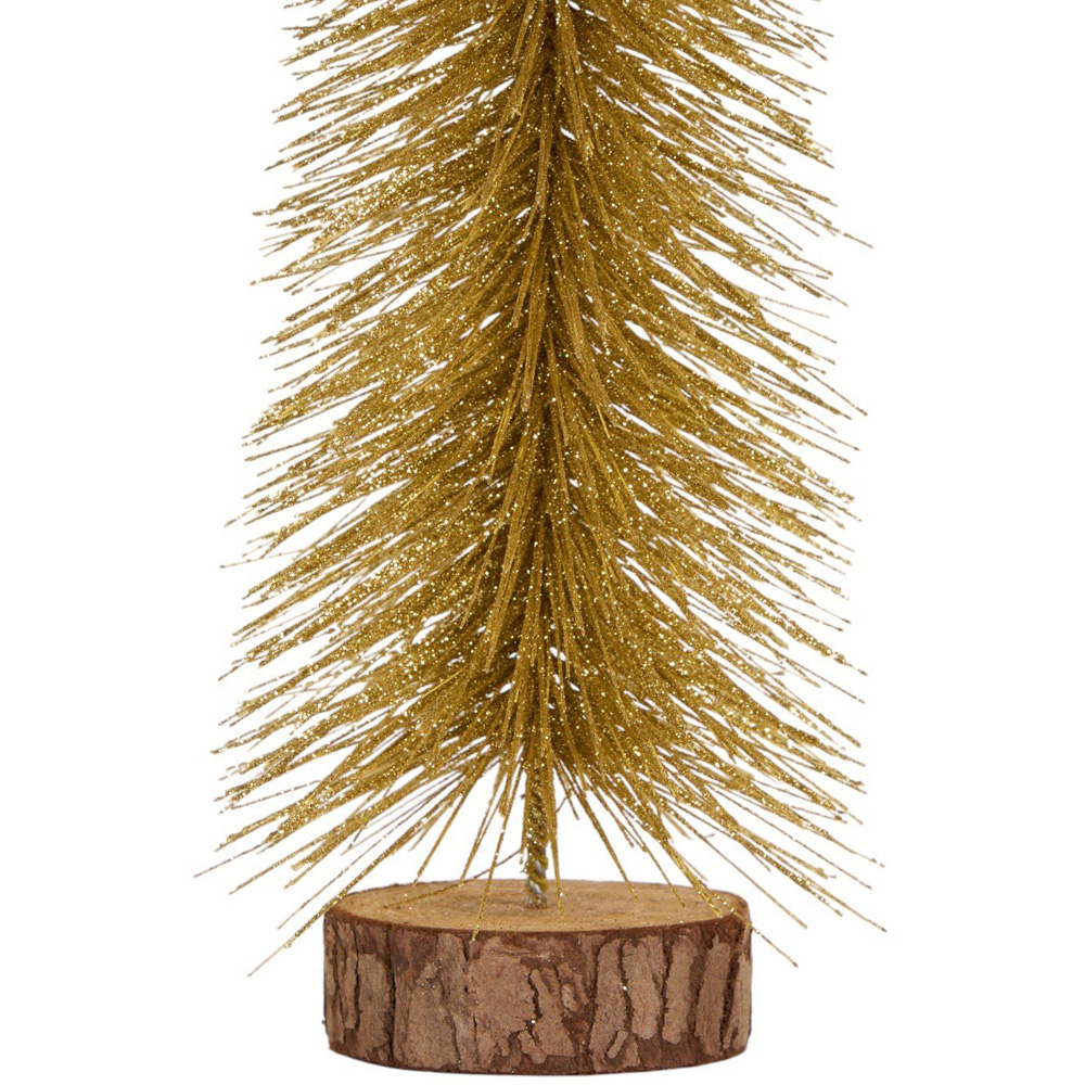 Traditonal Glitter Christmas Tree Image 3