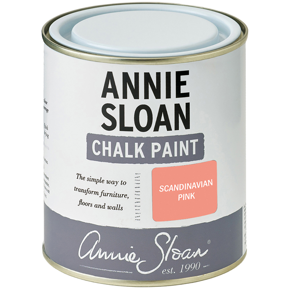 Annie Sloan Scandinavian Pink Matt Chalk Paint 500ml Image 2