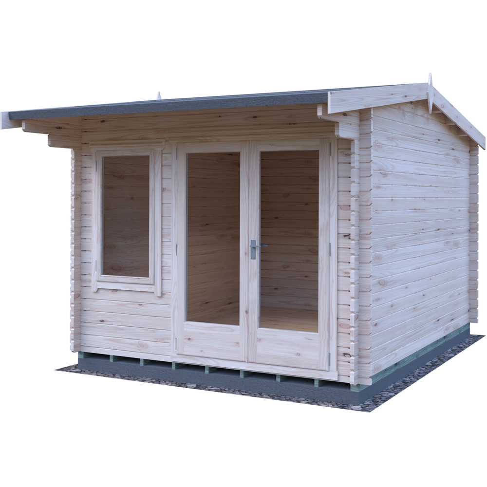 Shire Marlborough 12 x 10ft Double Door Log Cabin Image 4