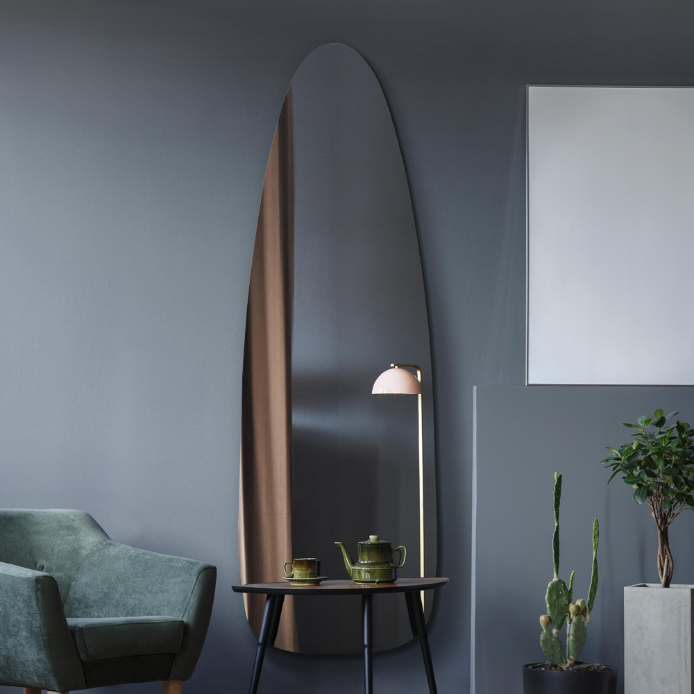 MirrorOutlet The Lacuna Frameless Pond Wall Mirror 180 x 60cm Image 4