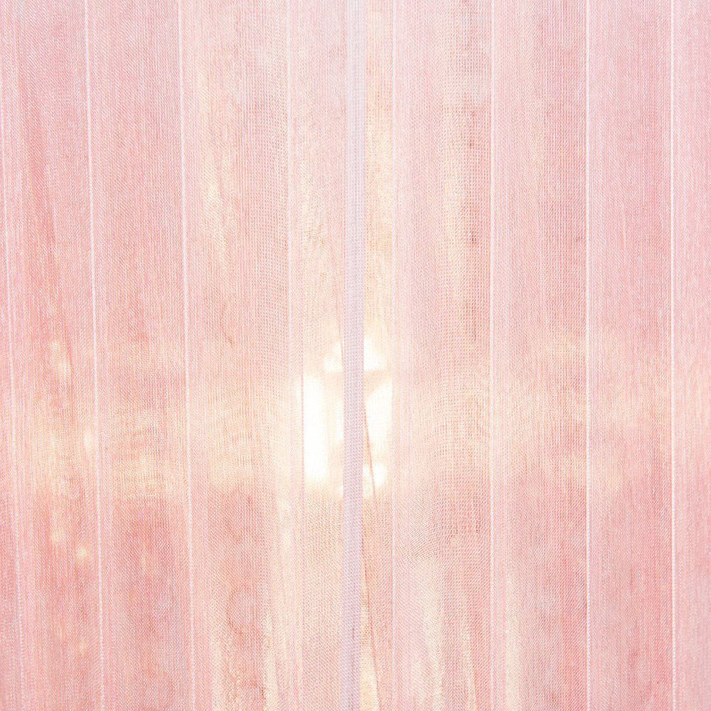 ValueLights Oba Dusky Pink with Droplets Ceiling Pendant Lamp Shade Image 6